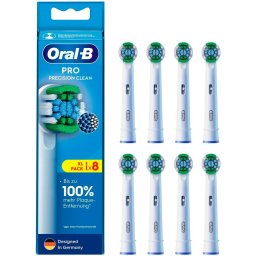 Set Capete de Rezerva pentru Periuta Electrica Braun Oral-B Pro Precision Clean 8 Bucati