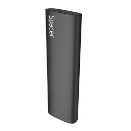Rack Extern Spacer Pentru SSD M.2 PCIe NVMEE Interfata PC USB 3.1 Type C Aluminiu Negru