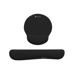 Mousepad Natec Set Chipmunk Ergonomic Negru
