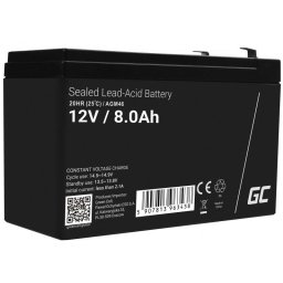 Baterie Green Cell AGM46 Reincarcabila VRLA 8000mAh 12V Negru