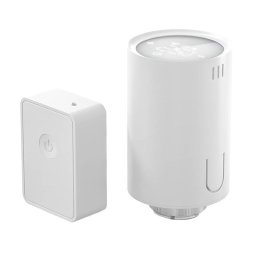 Start Kit Cap Termostatic Meross MTS150H cu Hub Inteligent Compatibil HomeKit Alb