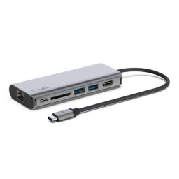 Adaptor Belkin USB-C 6IN1 Multiport Gri