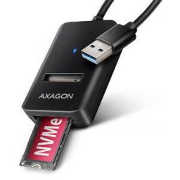 Adaptor AXAGON SSD ADM2-AM USB-A 10Gbps NVMe Negru