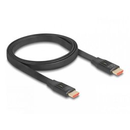 Cablu Delock Flat HDMI 8K60Hz/4K240Hz 3m Negru