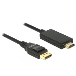 Cablu Delock Displayport 1.2 la HDMI Pasiv 4K 5m Negru