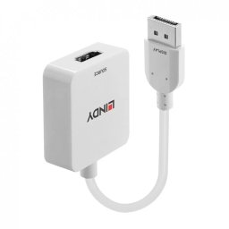 Adaptor Lindy HDMI la Displayport 4K60Hz T-M Alb