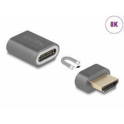 Adaptor Delock Magnetic HDMI-A 8K60Hz T-M Gri