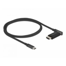 Cablu Delock USB Type-C la HDMI 4K60Hz Magnetic 1.2m Negru