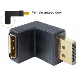 Adaptor Delock Displayport v1.4 T-M Negru