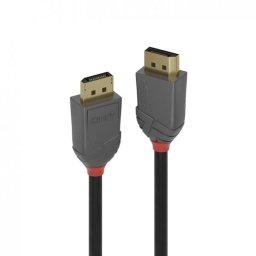 Cablu Lindy Displayport v1.2 4K60Hz T-T 5m Anthra Line Negru