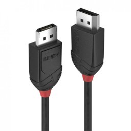 Cablu Lindy Displayport 4K@60Hz v1.2 Black Line T-T 2m Negru