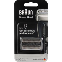 Braun Series 8 combo pack 83M, shaving head silver