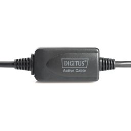 Digitus Active USB 2.0 extension cable, 15 meters (black, repeater cable)