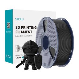 Filament 3D Sunlu PLA+ 1.23g/cmp Negru