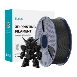 Filament 3D Sunlu PLA+ 2.0 1.21g/cmp Negru