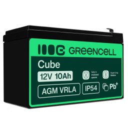 Baterie UPS Green Cell AGM50 VRLA 12V 10Ah Black