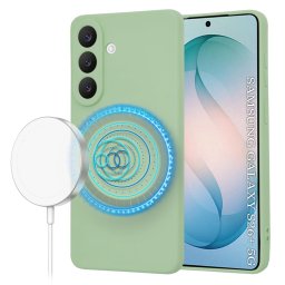 Husa de protectie Techsuit SoftFlex MagSafe compatibil cu Samsung Galaxy S26 Plus, Verde Menta