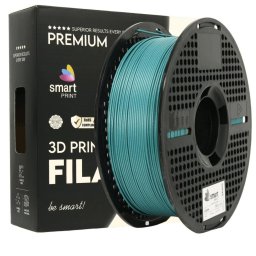 SMART PRINT 3D FILAMENT 1KG PETG+CF GREEN, continut de fibra de carbon, reztenta la deformare, rezistenta la caldura sporita, recomandare utilizare impreuna cu imprimanta cu incinta inchisa. Diametru: 1.75mm, Greutate: 1kg, Temperatura duza: 255C - 270C,
