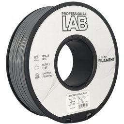 Filament 3D Proffesional Lab, Diamentru 1.75mm, Greutate: 1KG, Culoare: Silver, Material: ABS+, Temperatura: 220-250c.