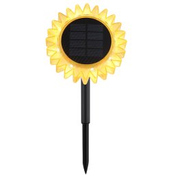 Lampa solara LED decorativa de gradina si de perete Floarea Soarelui 35CM alb cald