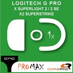 Picioruse pentru mouse Corepad Skatez M280 PRO MAX CNC Logitech G PRO X Superlight 2, CSPM280