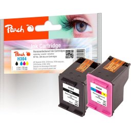 Peach ink black + color PI300-802 (compatible with HP 304)