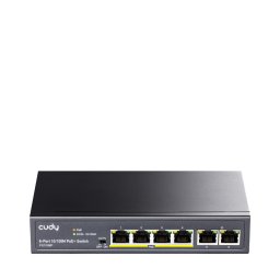 Switch Switch FS1006P 6xFE (4xPoE+) 65W