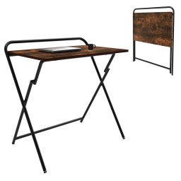 Birou Gaming Maclean birou multifuncțional pentru laptop, negru, top 50x80cm, 50kg max., MC-127 B