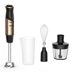 vertical Quickchef Coppertinto 3 în 1 HB656G10 1000W tehnologie Powelix 20 trepte viteza picior din inox negru & maro