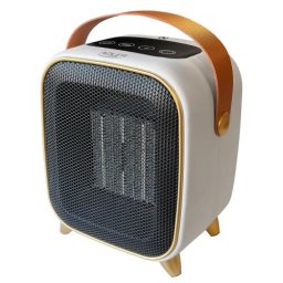 Ceramic Fan Heater 1000W Electric Heater with LED Display 2 Heat Settings 700/1000W 1–12h Timer 15–45°C Thermostat Cool Air Fan