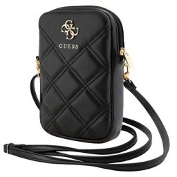 Geanta Universala pentru Telefon, Guess, Quilted 4G, Neagra