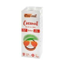 Bautura Vegetala BIO de Cocos, fara Zahar, 1 l, Ecomil