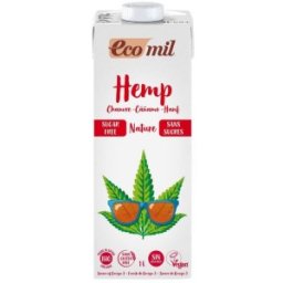 Bautura Vegetala BIO din Canepa Natur, fara Zahar, 1 l, Ecomil