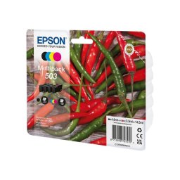Multipack Cerneala Epson 503 C13T09Q64010 | Negru + CMY, Original