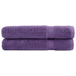 Prosoape premium SOLUND 2 buc. violet 100x200 cm 600 gsm GartenMobel Dekor