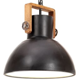 Lampa suspendata industriala, negru, 30 cm, 25 W, E27, rotund GartenMobel Dekor