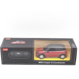 Masina cu telecomanda Mini Cooper S Countryman rosie, scara 1:24