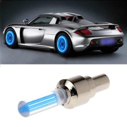 Set 2 capace valva LED albastre cu senzor de lumina si miscare
