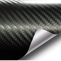 Folie colantare auto Carbon 3D negru, 3,0 x 1,52 m, aspect premium
