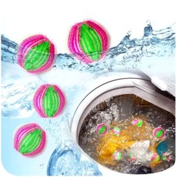 Set 6 bile anti-scamosare pentru masina de spalat, colectare par si scame