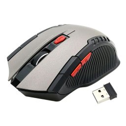 Mouse gaming wireless optic 1600 DPI ergonomic, 5 butoane, Silver