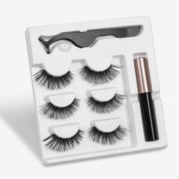 Set 3 perechi gene magnetice cu eyeliner magnetic si penseta