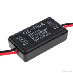 Modul strobo pentru stop frana 12V-24V, rezistent la apa, auto, moto, camion