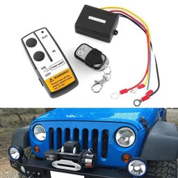 Modul wireless pentru troliu 12V-24V cu 2 telecomenzi, ATV/Off-Road