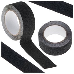 Banda antialunecare autoadeziva neagra 5m x 5cm pentru scari