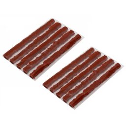 Set 10 snururi pentru repararea penelor la anvelope fara camera, 10 cm