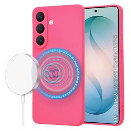 Husa de protectie Techsuit SoftFlex MagSafe compatibil cu Samsung Galaxy S26 Plus, Roz Intens