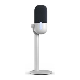 Microfon Wave Neo, USB, Plug-n-Play, Alb