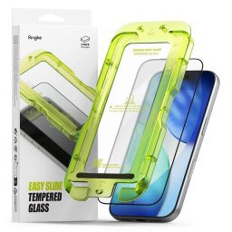 Husa SZKŁO HARTOWANE RINGKE EASY SLIDE 2-PACK IPHONE 17 PRO MAX BLACK