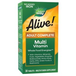 Multivitamine Alive fara Fier adaugat 30tb Natures Way